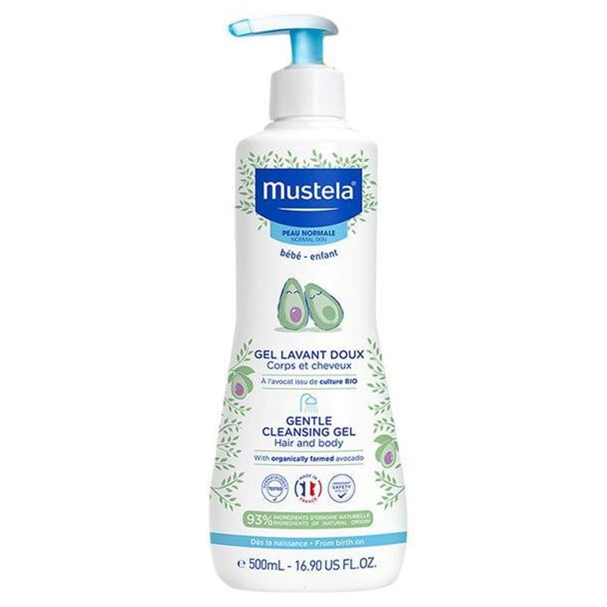 Mustela Gentle Cleansing Gel Hair & Body 500ml