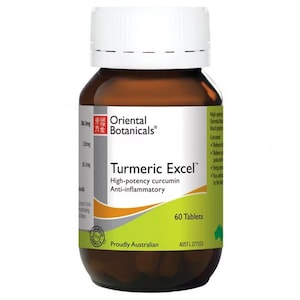 Oriental Botanicals Turmeric Excel 60 Tablets (New Formula)