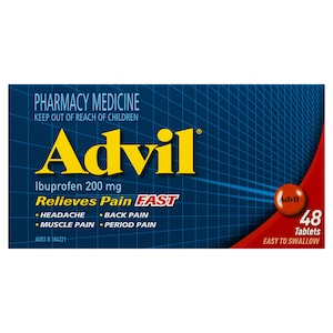 Advil Fast Pain Relief 48 Tablets