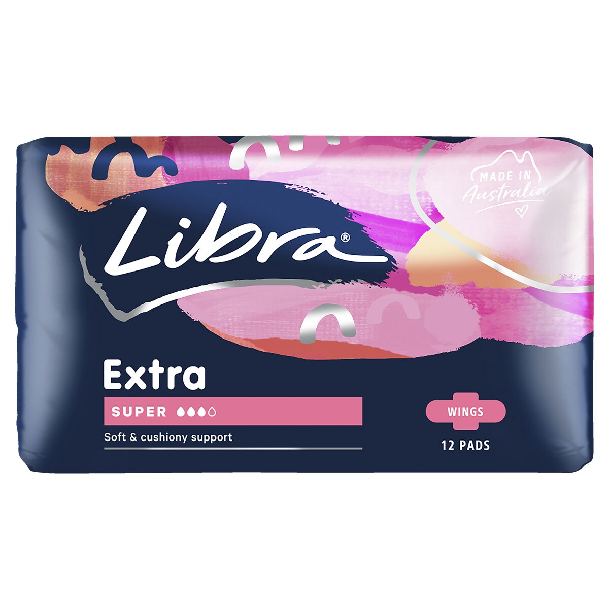 Libra Extra Super Pads with Wings 12 Pack