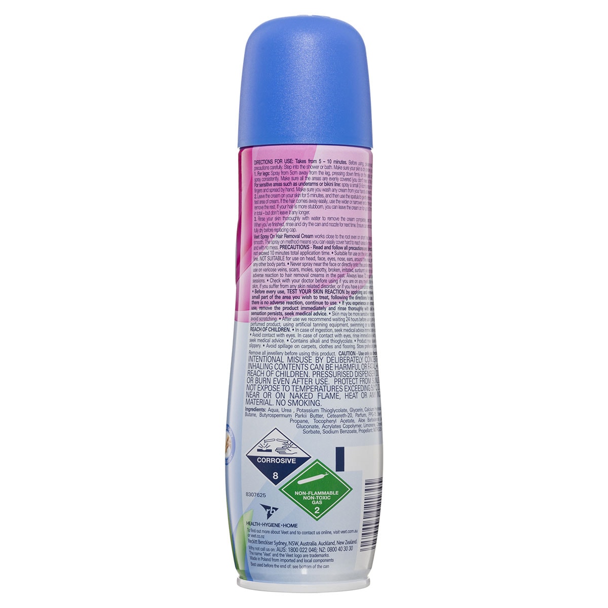 Veet Spray On Cream for Hair Removal Sensitive 150g
