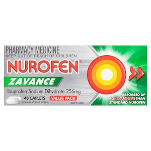 Nurofen Zavance Fast Pain Relief 48 Caplets