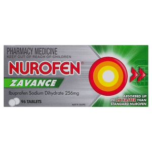 Nurofen Zavance Pain & Inflammation Relief 96 Tablets