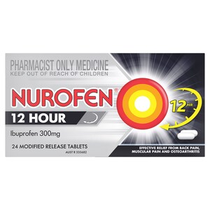 Nurofen 12 Hour Ibuprofen (300mg) 24 Tablets