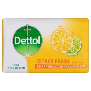 Dettol Citrus Fresh Bar Soap 3 x 100g
