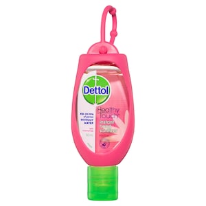 Dettol Instant Hand Sanitiser Soothe with Pink Clip 50ml
