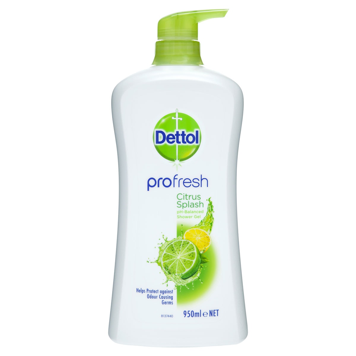 Dettol Profresh Shower Gel Citrus Splash 950ml