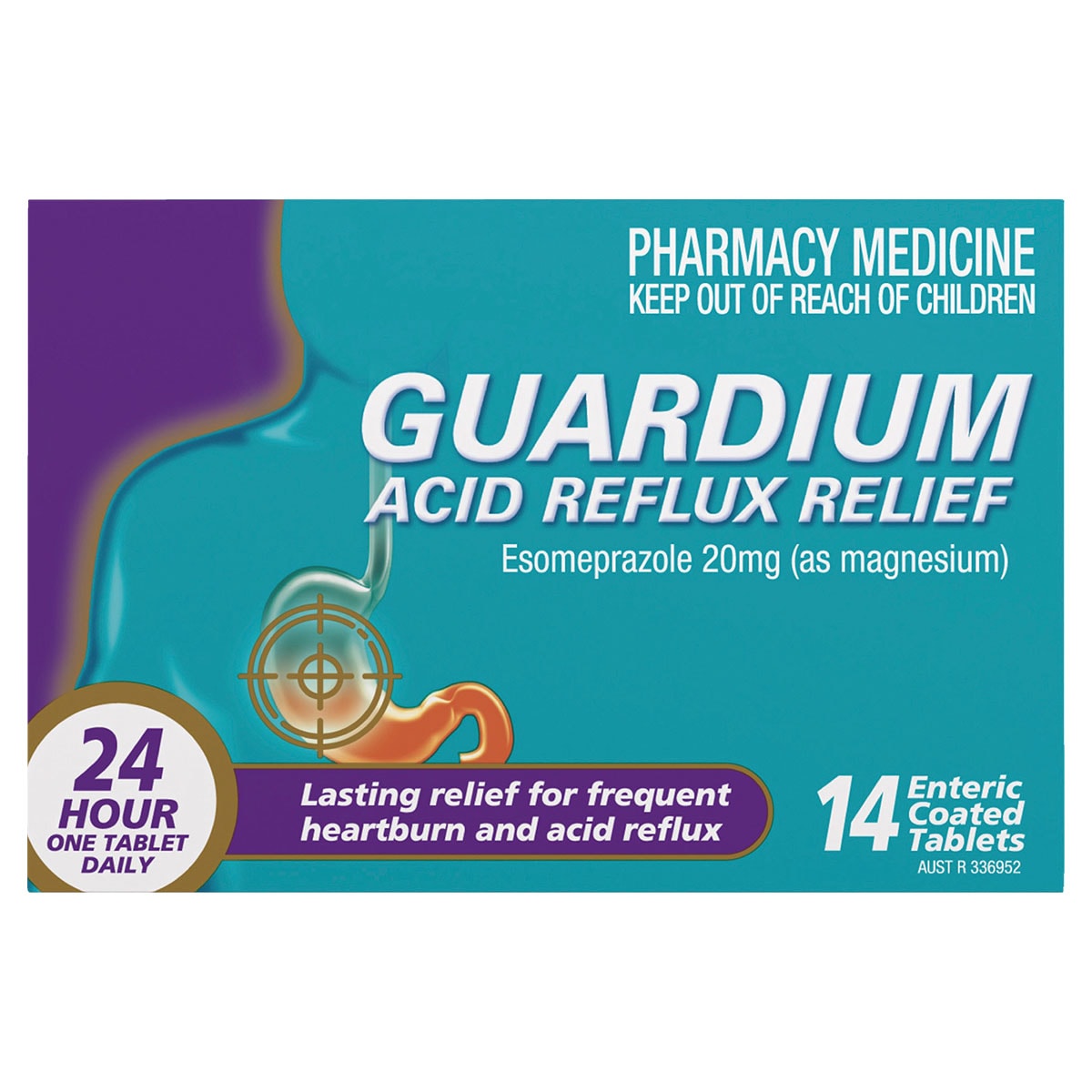 Guardium 24 Hour Acid Reflux Relief 14 Tablets
