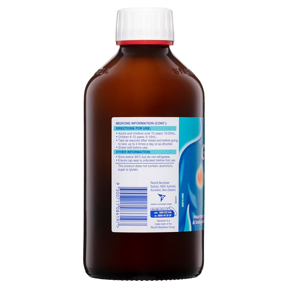 Gaviscon Heartburn & Indigestion Aniseed Liquid 600ml