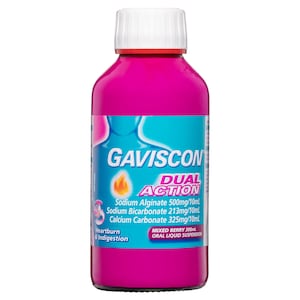 Gaviscon Dual Action Heartburn & Indigestion Mixed Berry 300ml