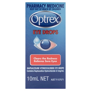 Optrex Eye Drops for Red & Sore Eyes 10ml