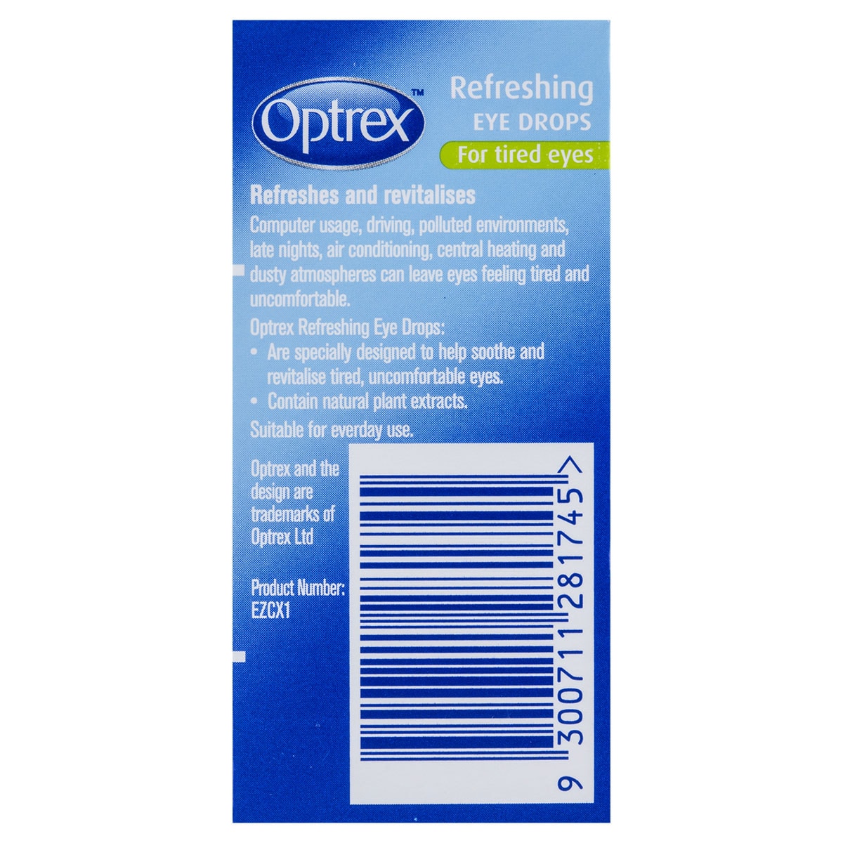 Optrex Refreshing Eyes Drops for Tired Eyes 10ml