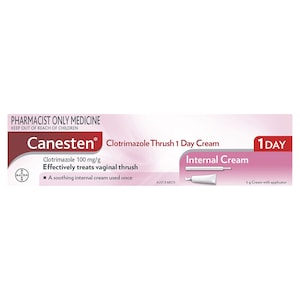 Canesten Clotrimazole (10%) 1 Day Thrush Treatment Cream 5g