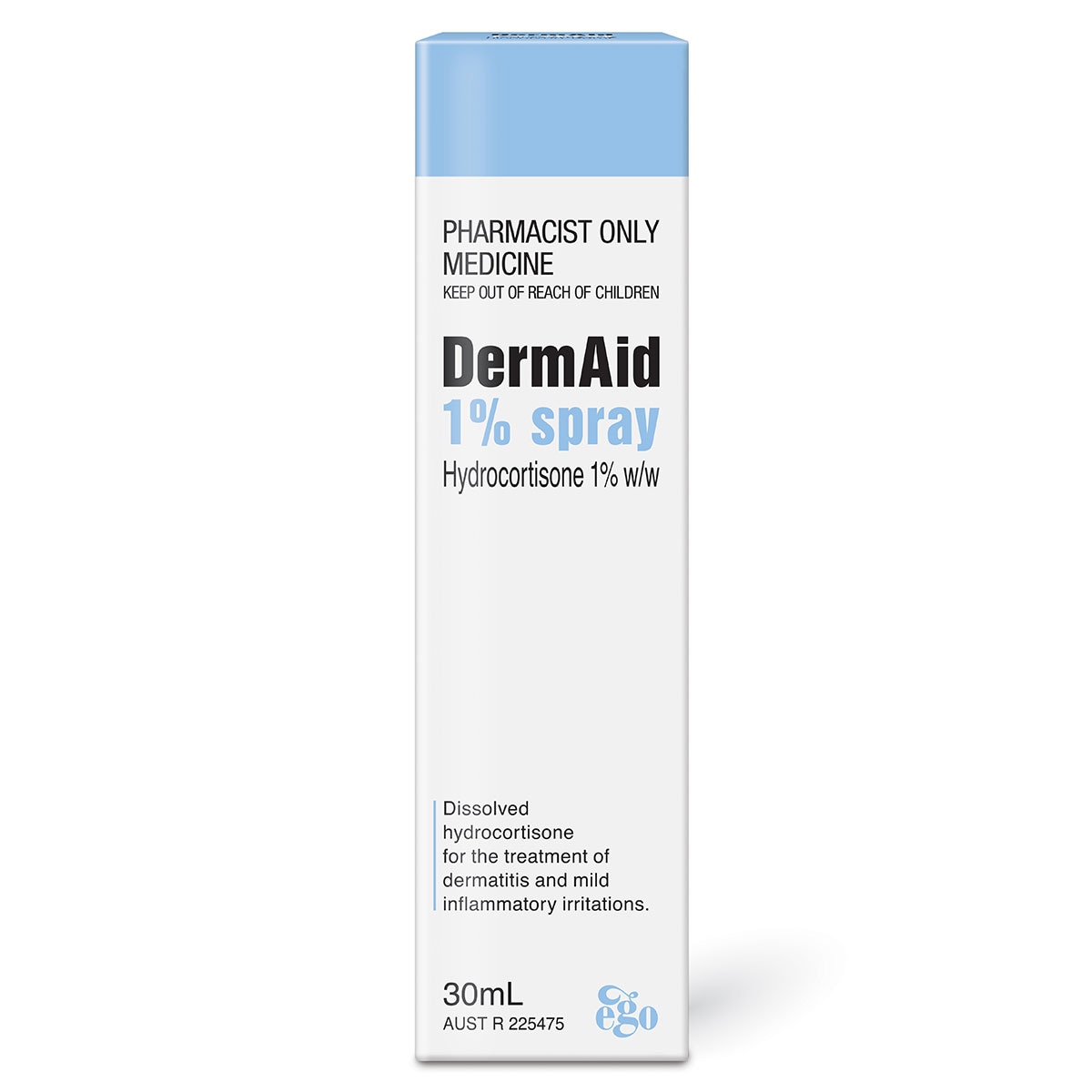 Ego DermAid Hydrocortisone (1%) Spray 30ml