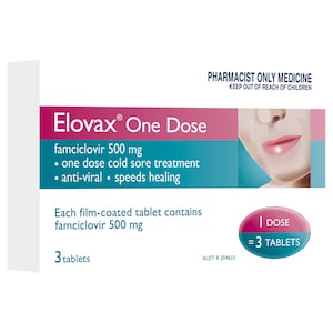 Elovax One Dose Famciclovir (500mg) 3 Tablets