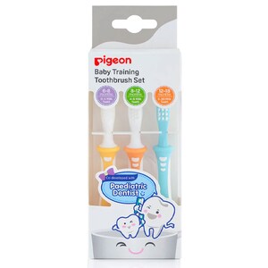 Pigeon Baby Training Toothbrush Set 3 Pack