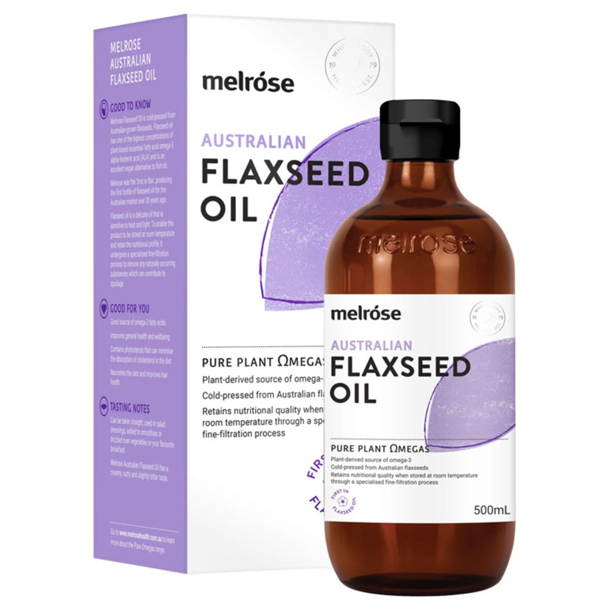 Melrose Australian Flaxseed Oil 500ml Melrose