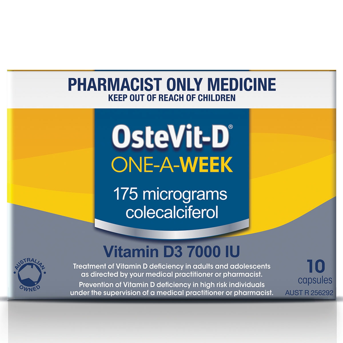 OsteVit-D One-a-Week Vitamin D3 (7000IU) 10 Capsules