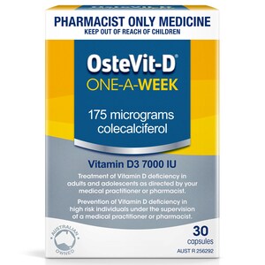 OsteVit-D One-a-Week Vitamin D3 (7000IU) 30 Capsules