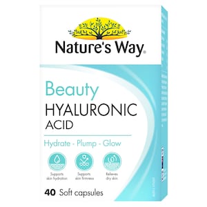 Natures Way Beauty Hyaluronic Acid 40 Soft Capsules