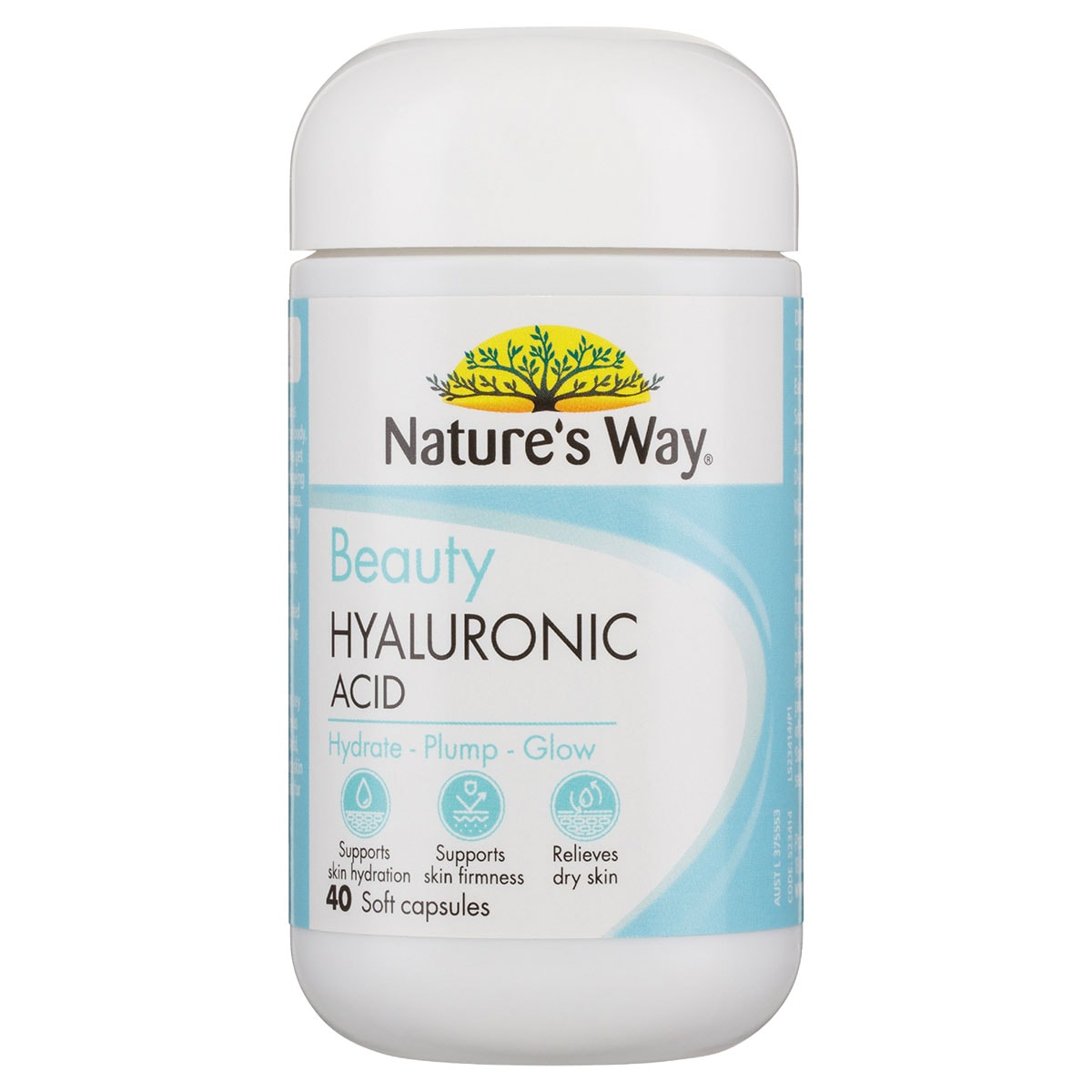 Natures Way Beauty Hyaluronic Acid 40 Soft Capsules