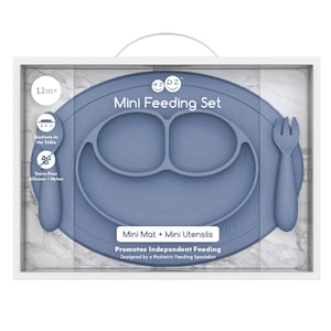 Ezpz Mini Feeding Set Indigo