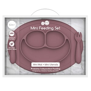 Ezpz Mini Feeding Set Mauve