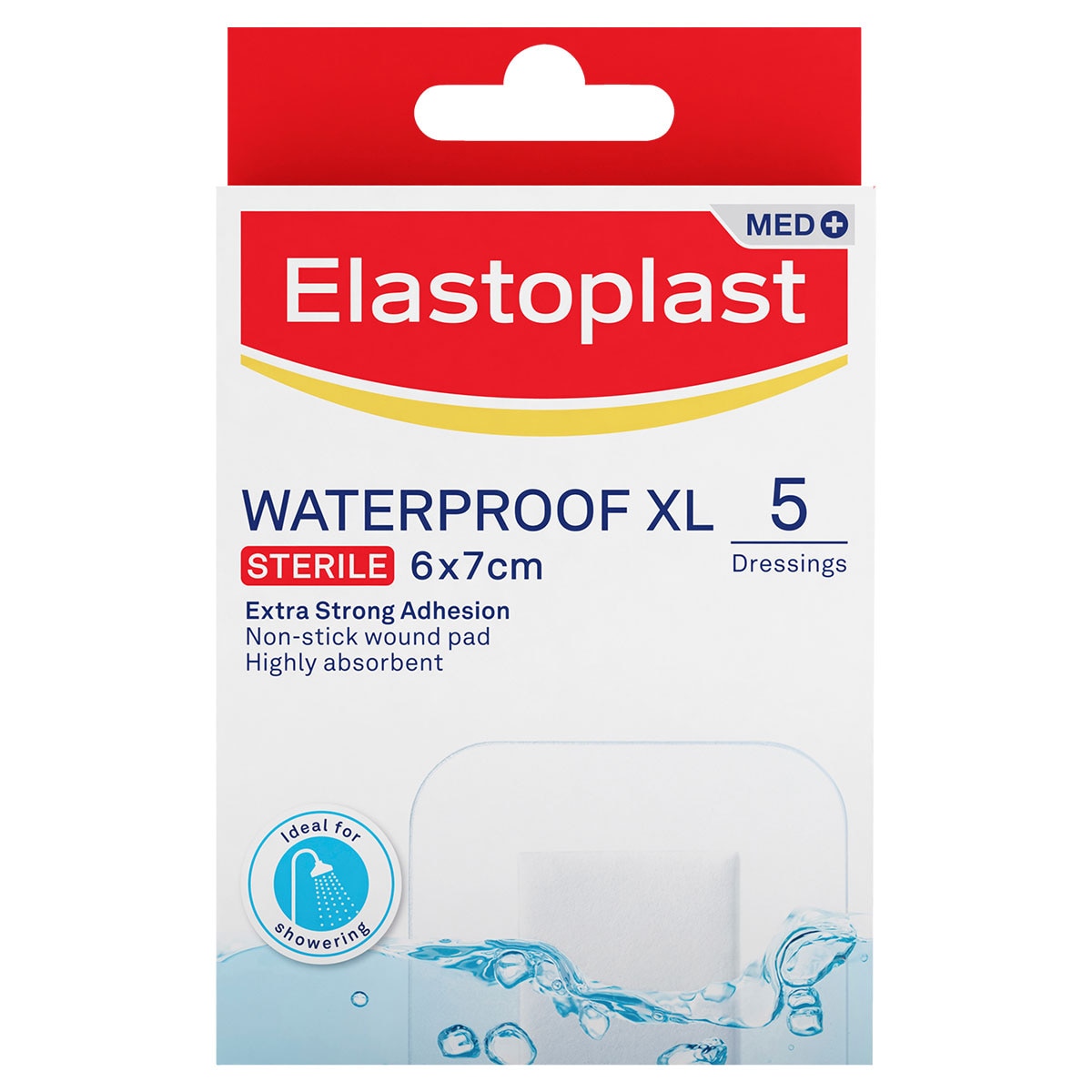 Elastoplast Aqua Protect Dressing XL 6cm x 7cm 5 Pack