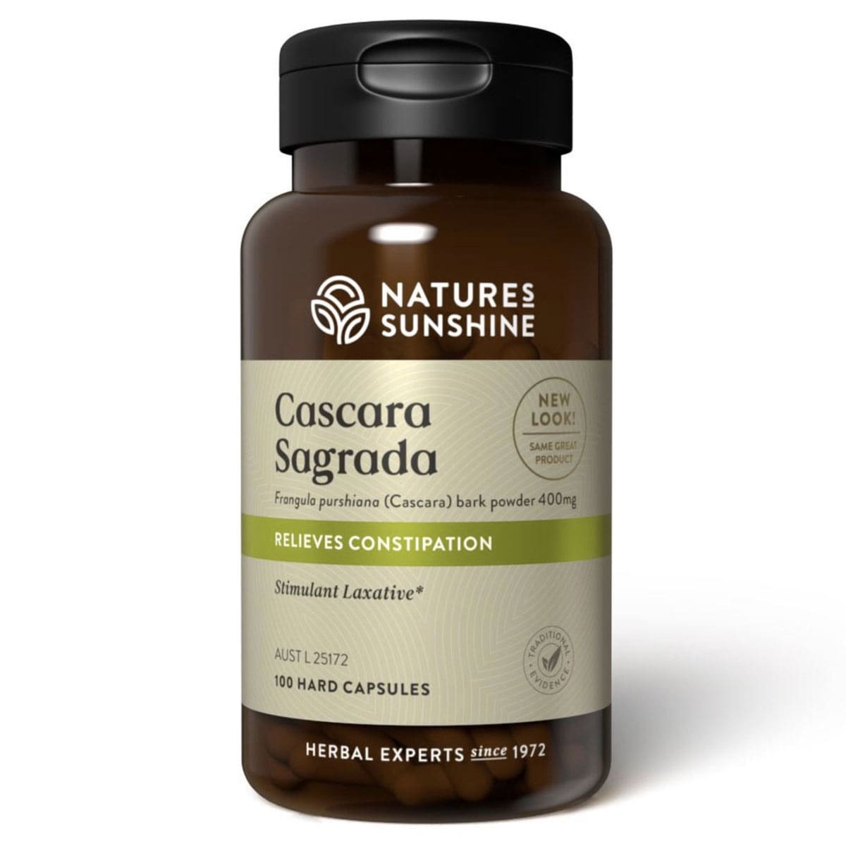 Natures Sunshine Cascara Sagrada 400mg 100 Capsules