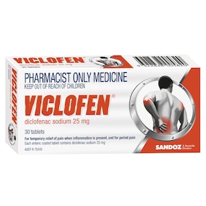 Viclofen Diclofenac (25mg) 30 Tablets