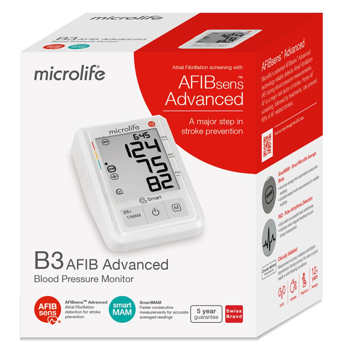 Microlife B3 AFIB Advanced Blood Pressure Monitor