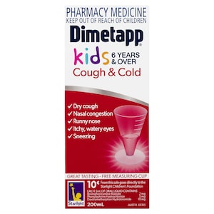 Dimetapp Kids 6+ Years Cough & Cold 200ml
