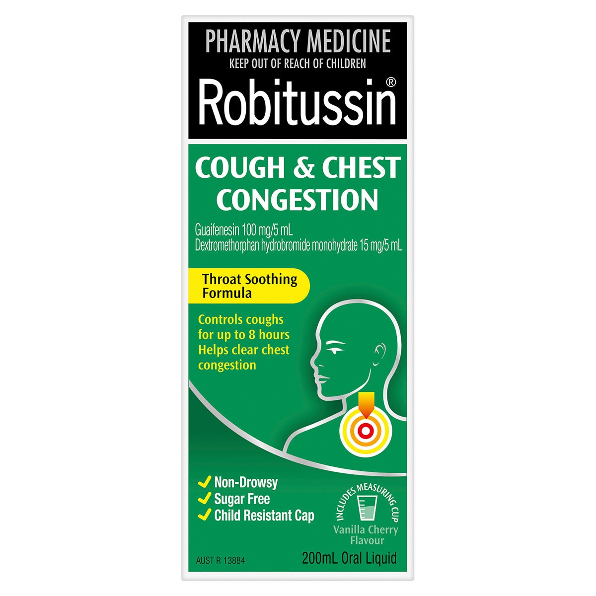Robitussin Cough & Chest Congestion Liquid 200ml