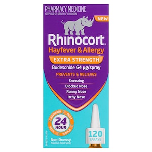 Rhinocort Hayfever & Allergy Extra Strength Nasal Spray 120 Sprays