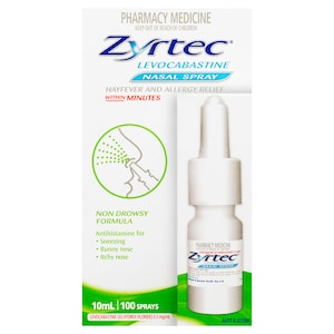 Zyrtec Antihistamine Nasal Spray Rapid Relief 10ml