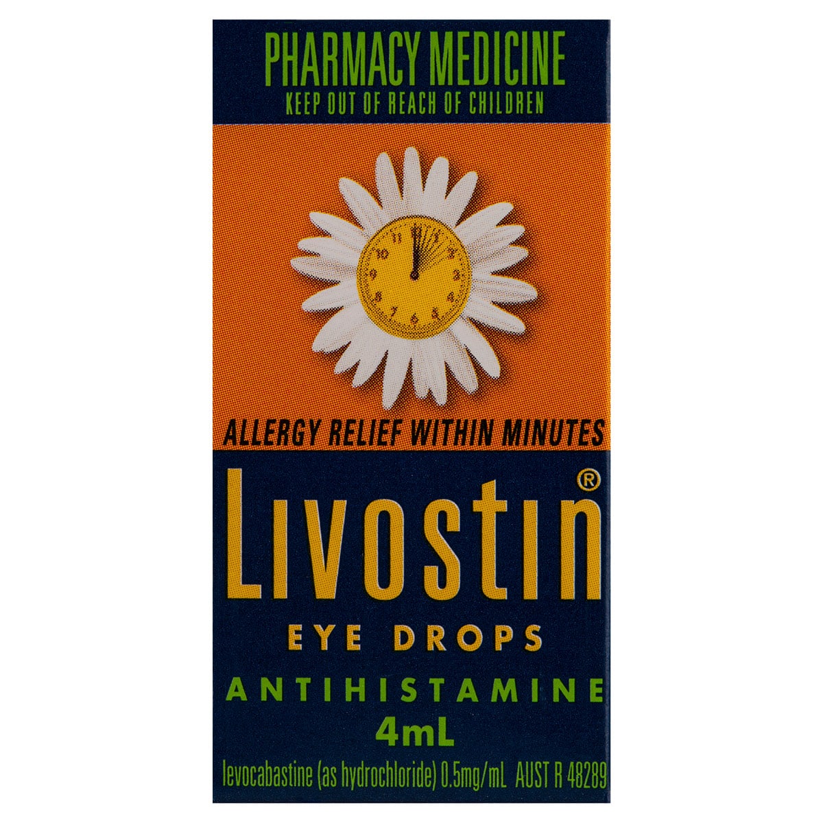 Livostin Allergy Relief Eye Drops Antihistamine 4ml