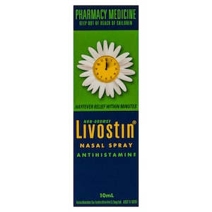 Livostin Allergy Relief Nasal Spray Antihistamine 10ml