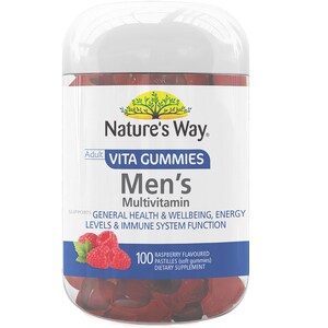 Natures Way Adult Vita Gummies Mens MultiVitamin 100 Pack
