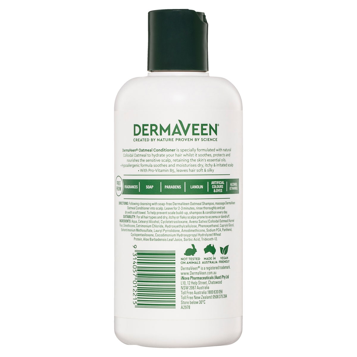DermaVeen Oatmeal Conditioner 250ml