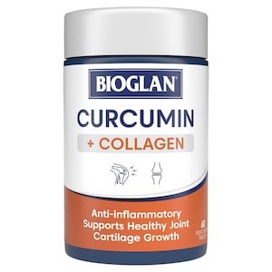 Bioglan Curcumin Plus Collagen 60 Tablets