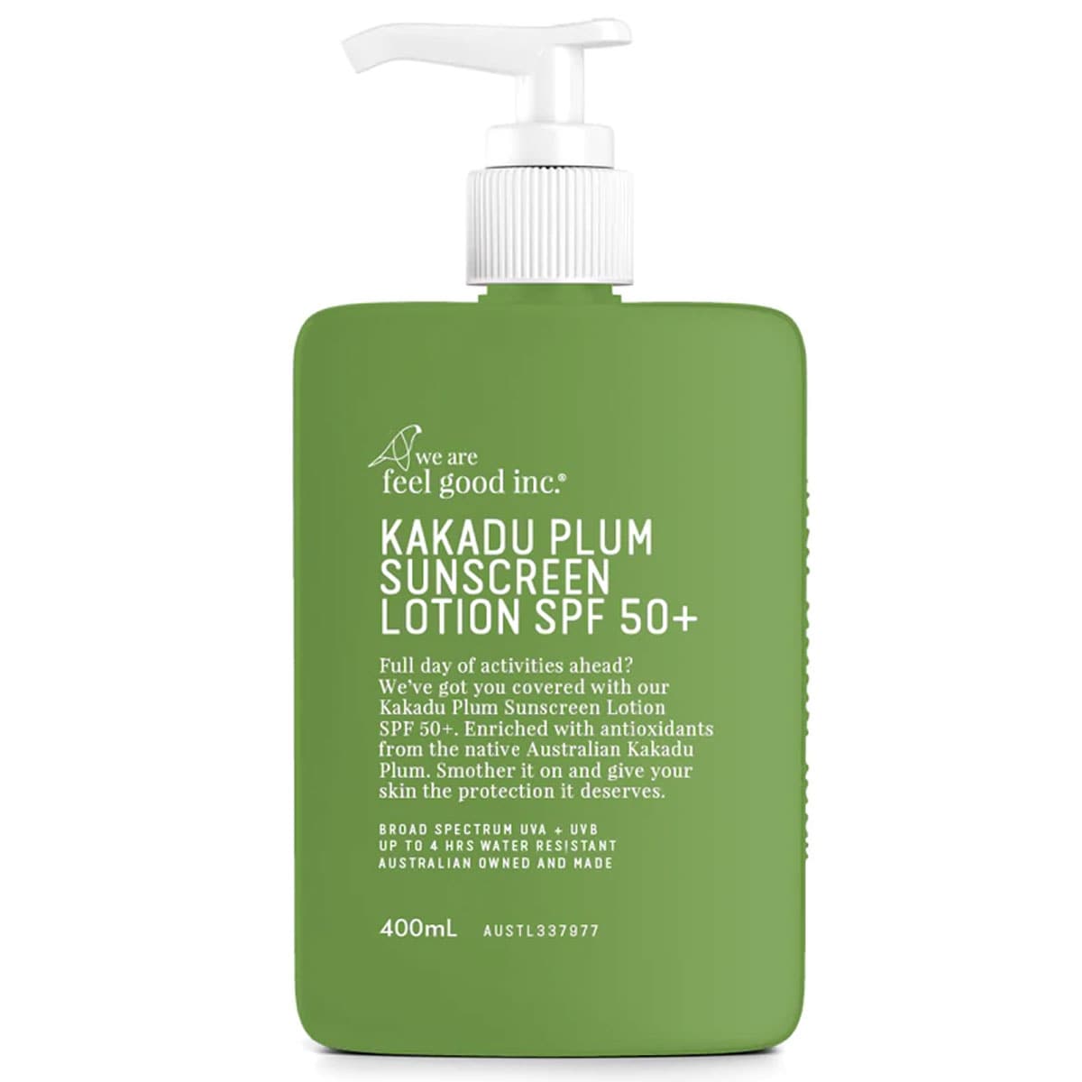 We Are Feel Good Inc. Kakadu Plum Sunscreen Lotion SPF50 400ml