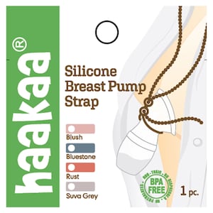 Haakaa Silicone Breast Pump Strap Suva Grey