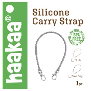 Haakaa Silicone Carry Strap Suva Grey