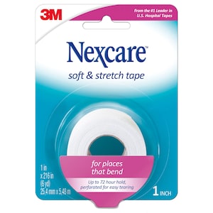 Nexcare Soft & Stretch Cloth Tape 25.4mm x 5.48m 1 Roll