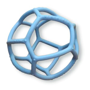 Jellystone Designs Baby Sensory Teething Ball Soft Blue