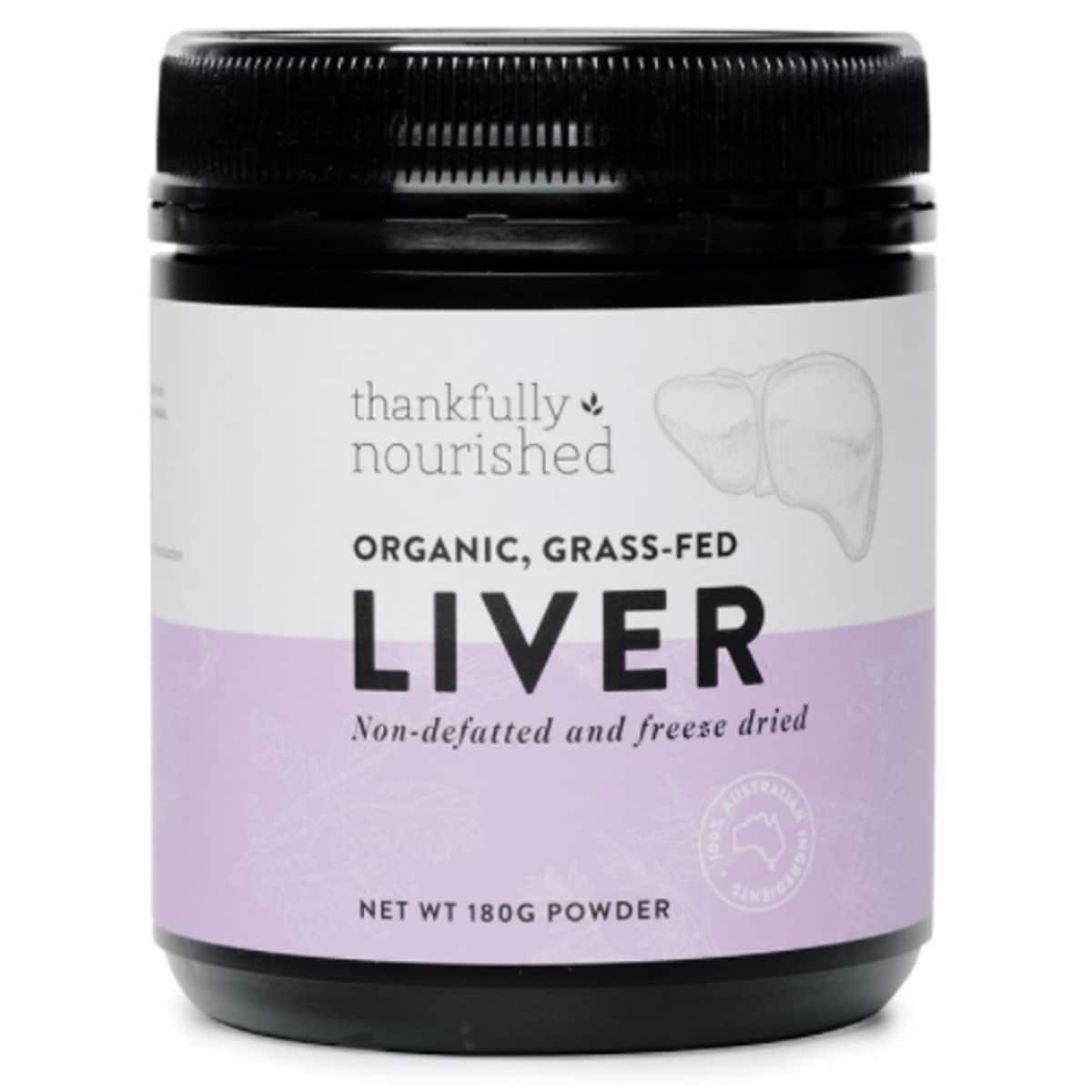 Thankfully Nourished Australian Organic Liver Powder 180g Australia