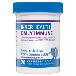 Inner Health Daily Immune Fridge Free 20 Capsules