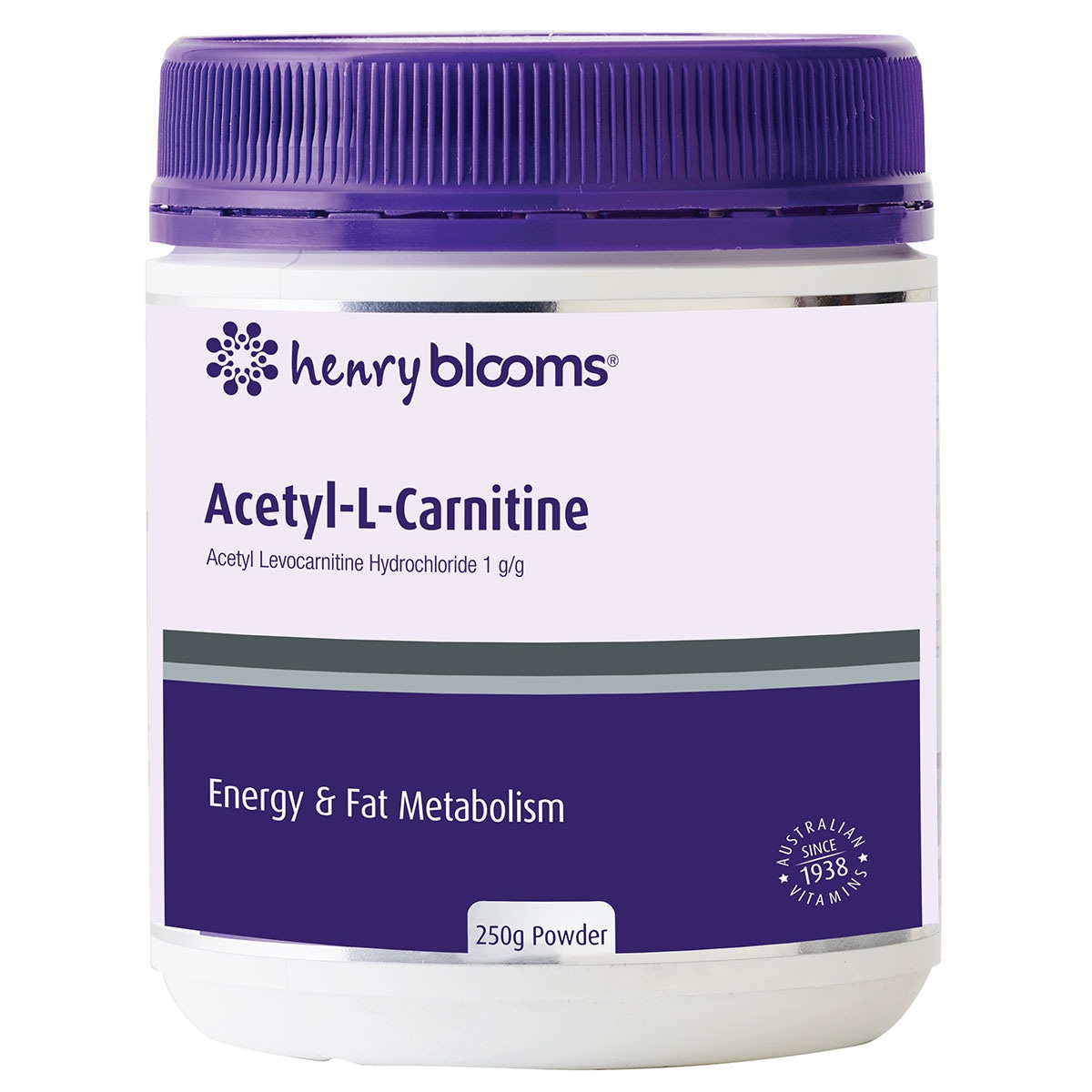 Henry Blooms Acetyl L-Carnitine Powder 250g Australia