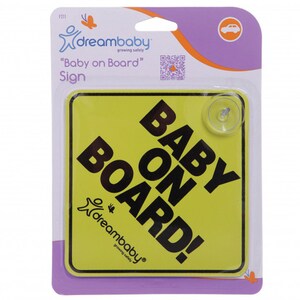 Dreambaby Baby on Board Suction Sign