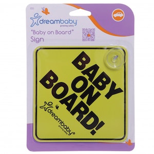 Dreambaby Baby on Board Suction Sign